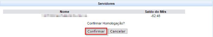 Logo abaixo tem o espaço reservado para observações sobre a homologação, lembrando que este procedimento é opcional.