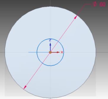 Clique sobre a circunferência que você acabou de desenhar, depois clique sobre a