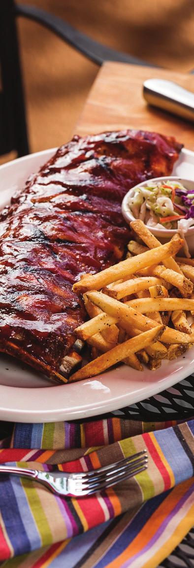 THE ORIGINAL BABY BACK RIBS World Famous TONY ROMA S Est. 1972 S I G N AT U R E Q U A L I T Y RIBS Todas as Ribs são servidas com 2 opções de Side.