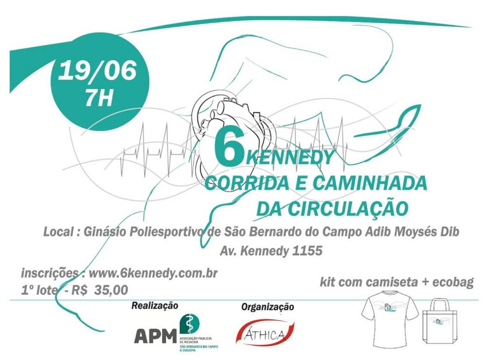 Faça sua inscrição na Corrida e Caminhada da Circulação, o RC São Bernardo Norte apoia este evento!