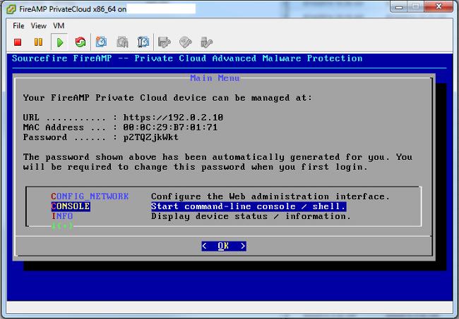 4. Alcance a nuvem de FireAMP e a instalação privadas da licença Abra um navegador da Web e