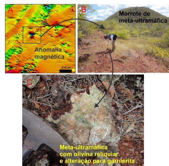 cheque de anomalias mag no campo Fazenda Tatajuba presença de intrusão ultramáfica!