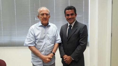 As buscas por parceiros locais levaram o Presidente Manoel Júnior a encontrar se com o Presidente da Rede Amazônica, jornalista Phellipe Daou.