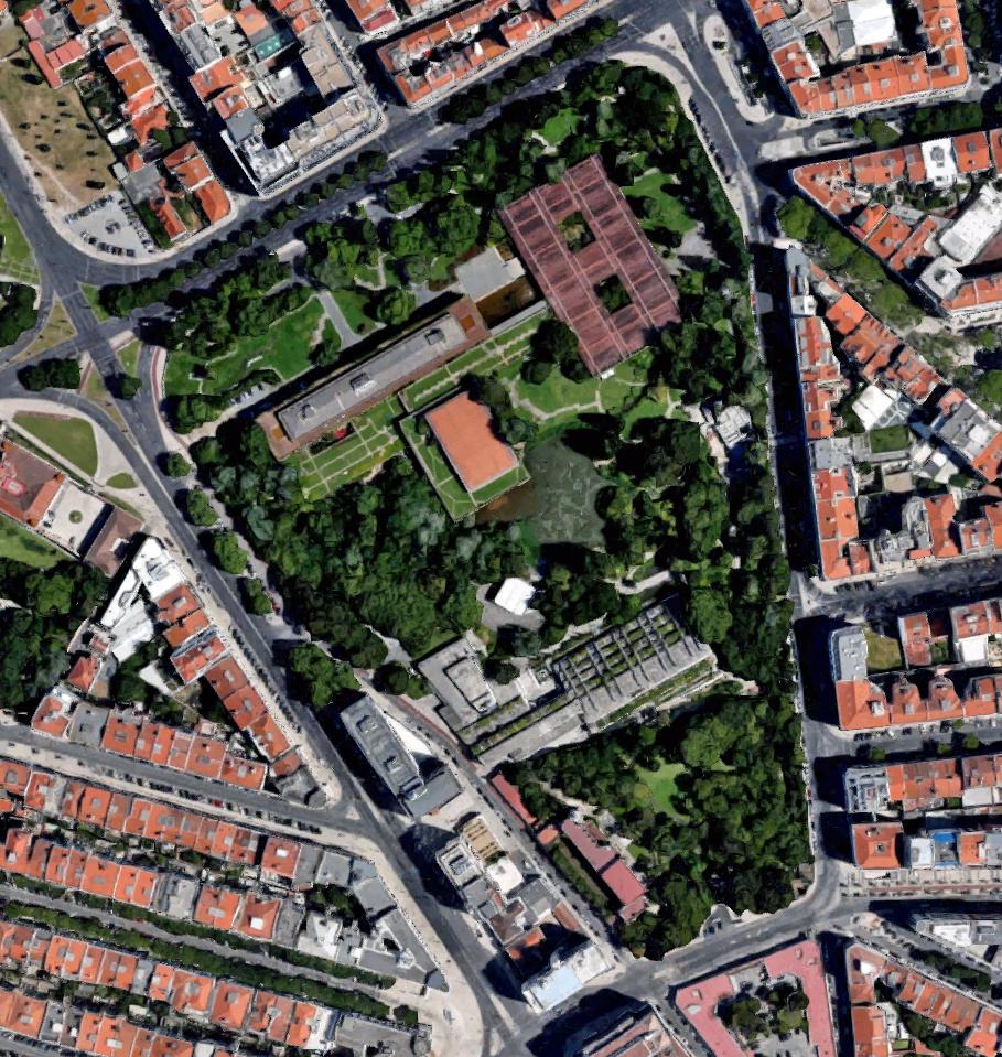 Comando e Controlo Unificado A Sede da Fundação Calouste Gulbenkian está situada no centro de Lisboa, junto à Praça de Espanha, no