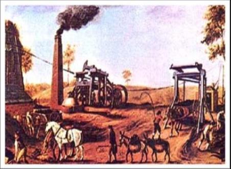 mineração; Séc XVIII: impulsionou a