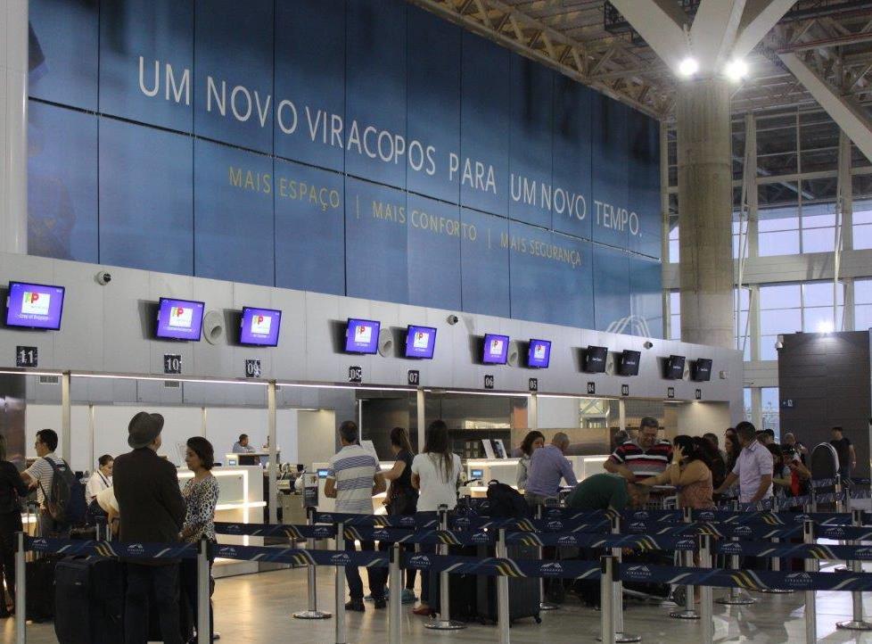 Na satisfação geral dos passageiros, Viracopos atingiu a nota 4,38, em uma escala que vai de 1 a 5. A média geral dos 15 aeroportos foi de 4,14.