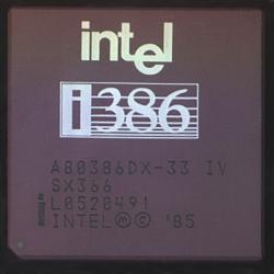 80386 Arquitetura e Montagem I O 80386 ou simplesmente 386 foi criado pela Intel em 1985, em tinha uma série de inovações em relação ao 286.