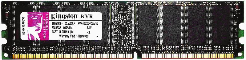 Escola Alcides Maya - Primeiro Módulo DDR As DDR SDRAM ou simplesmente DDR eram memórias com o mesmo tamanho das DIMM SDRAM, mas com 184 vias de encaixe na placa mãe.