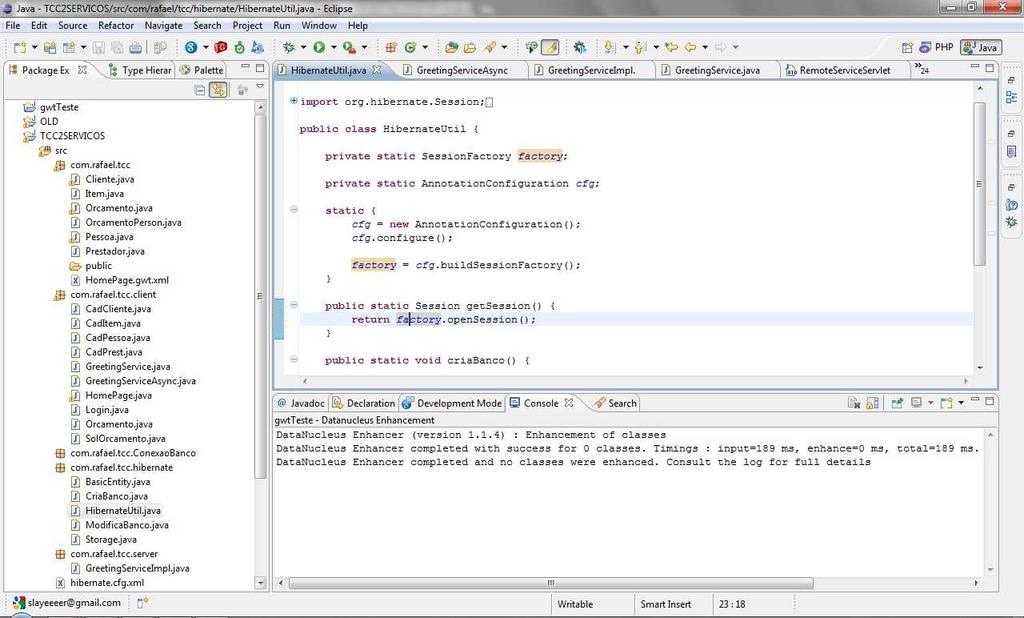 29 3.3.1.2 Eclipse A Integrated Development Environment (IDE), utilizada para o desenvolvimento do sistema foi o Eclipse.