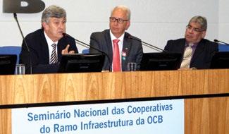 Senador Waldemir Moka, Presidente da Frencoop Frente Parlamentar do Cooperativismo, Presidente da OCB Márcio Lopes de Freitas e Presidente Jânio V.