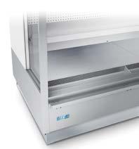 Sistema de refrigeração por ar forçado. CARACTERÍSTICAS POR - Para produtos aquecidos. Unidade Condensadora acoplada.