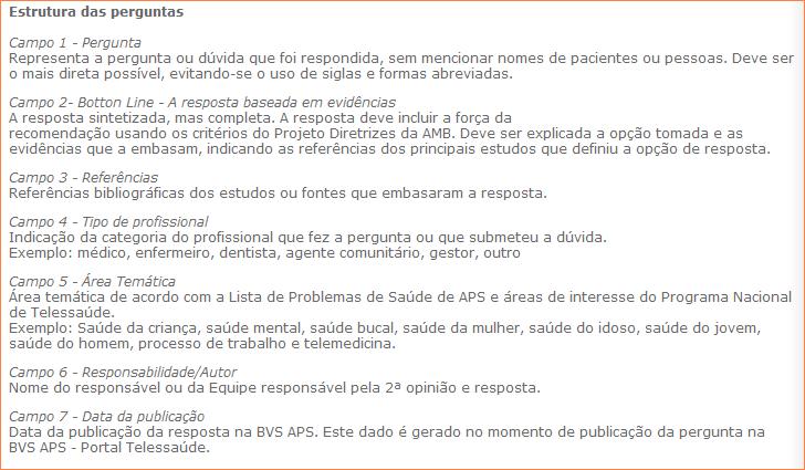 Segunda Opinião Formativa Núcleos de Telessaúde 2- Adequação do