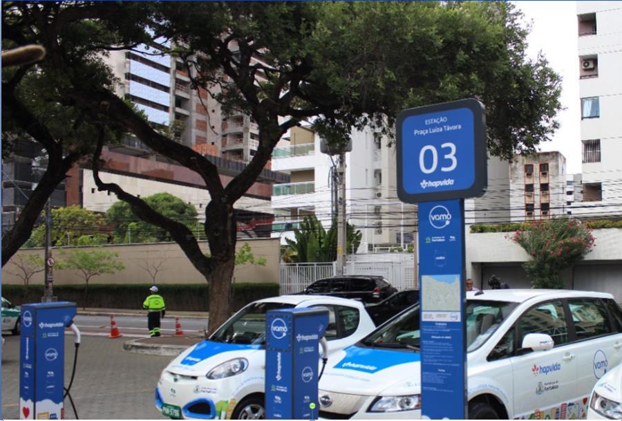 Integração de Veículos Elétricos na Rede de Distribuição Fortaleza, no Ceará, dispõe do primeiro sistema de carros elétricos compartilhados do Brasil.