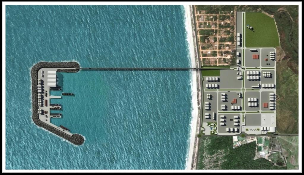 CARTEIRA DE PROJETOS PRIVADOS Infraestrutura portuária Itaoca Offshore Terminal para apoio de atividades