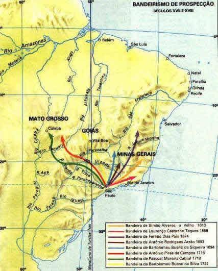 As Bandeiras Outros tipos de viagens ao sertão: Descidas: Expedições religiosas com