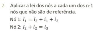 Exemplo: Malha exterior abcda Malha elementar à esquerda -