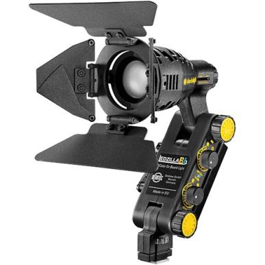 O Dedolight Ledzilla Mini luz LED Day-On-Light Camera É uma luz bicolor que possui uma gama de temperaturas de cor de 3200K a 5600K, permitindo-lhe usar