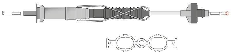 Como montar o Cabo de Embreagem - Linha Peugeot 206 e Xsara Picasso 3 1 4 Desenvolvemos opções de acionamento manual para aplicação no conjunto de embreagem desgastada.