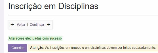 Passo 9: Após escolhas das disciplinas do 1º e do 2º semestre clique em