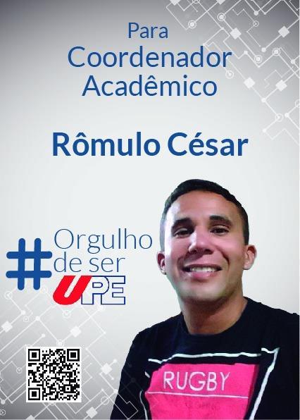 NOME: RÔMULO CÉSAR DIAS DE ANDRADE Mini CV: Doutorando em Ciência da Computação na Universidade Federal de Pernambuco CIN-UFPE na área de Engenharia de Software.