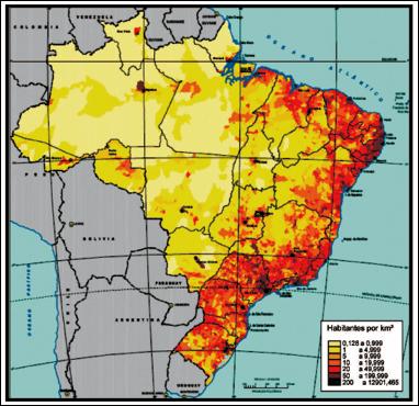 7. (UEL) Baseand-se n mapa, respnda as questões a seguir: a) Que tip de mapa temátic é