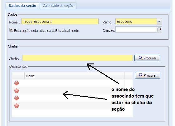 NO CASO DE ESCOTISTA, O ASSOCIADO TEM QUE ESTAR LIGADO A UMA SEÇÃO II Participação em outras Iniciativas de Formação: 1) Oficinas: 20 (vinte) pontos por adulto participante, sendo que cada adulto