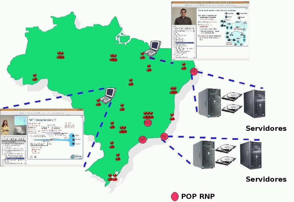 É possível assistir a vídeo-aulas remotamente, desde que o