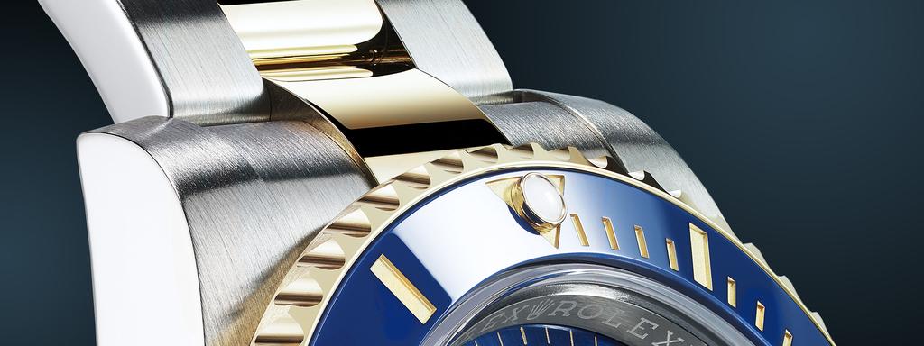 Características LUNETA CERACHROM Fabricado pela Rolex com um material cerâmico extremamente rígido desde 2005, o exclusivo disco Cerachrom da Rolex apresenta uma elevada resistência à corrosão e suas