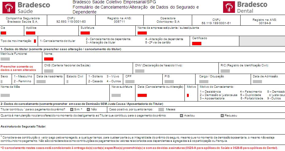 de Saúde e Entrevista Qualificada da devem ser preenchidos, bem como constar assinatura e data nos campos