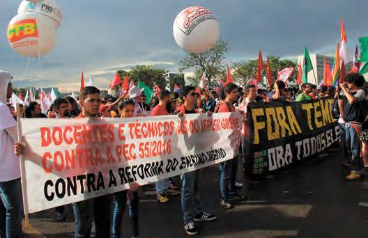 gerou protestos e a ocupação da reitoria do Institudo Federal de Brasília,