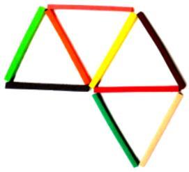 Seis triângulos