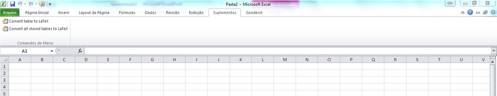 s e Bibliotecas criadas por usuários para fins específicos Por exemplo, Excel2Latex para