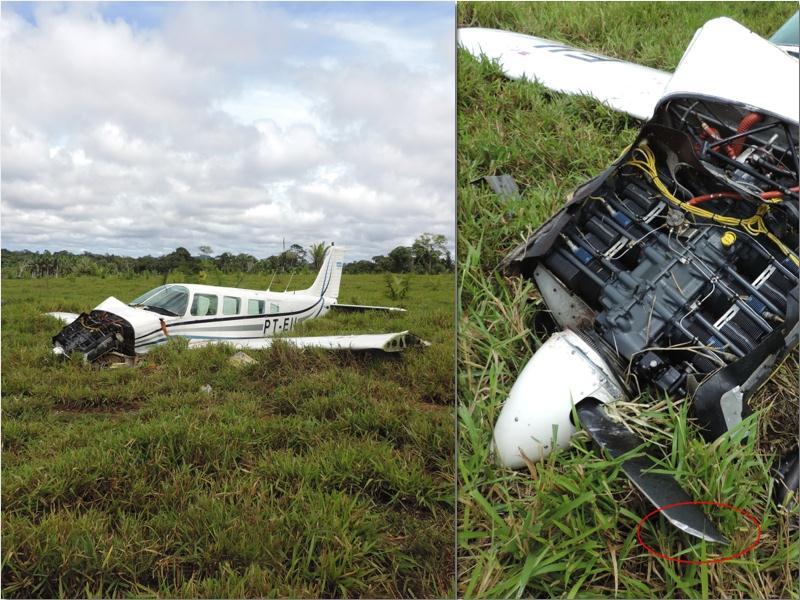 2. Histórico do voo A aeronave decolou de SWJN (Aeródromo de Juína, MT) com destino a SWRP (Aeródromo de Aripuanã, MT) com um tripulante e cinco passageiros para a realização de um voo de transporte