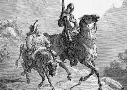 História d O Engenhoso Fidalgo Dom Quixote de La Mancha e das suas aventuras... Divulga um dos maiores clássicos da literatura universal: O Engenhoso Fidalgo D.