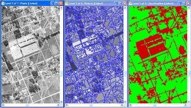 No software SPRING, foram realizados os procedimentos de mosaicagem, através da importação das ortofotos (imagens) em formato geotiff, geradas no ENVI. Figura 8 - Mosaico das fotos aéreas de 1962. 2.