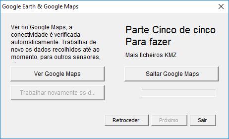 18. Pode agora optar por criar o link para visualização na camada de informação Google Maps da Sciencescope.