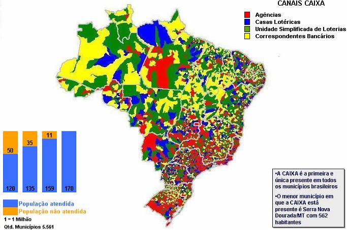 municípios brasileiros.