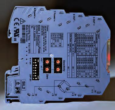 ProLine Tecnologia de Interface Transmissores de Extensômetros Transmissores universais de extensômetros (strain gauges) de ponte completa alojamento de 6 mm com interface de infravermelho e