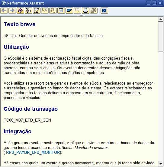 América -> Brasil -> Sistema de Informação -> esocial 2015