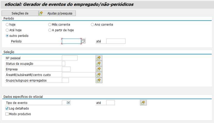 Transação: PC00_M37_EFD_PAY_GEN