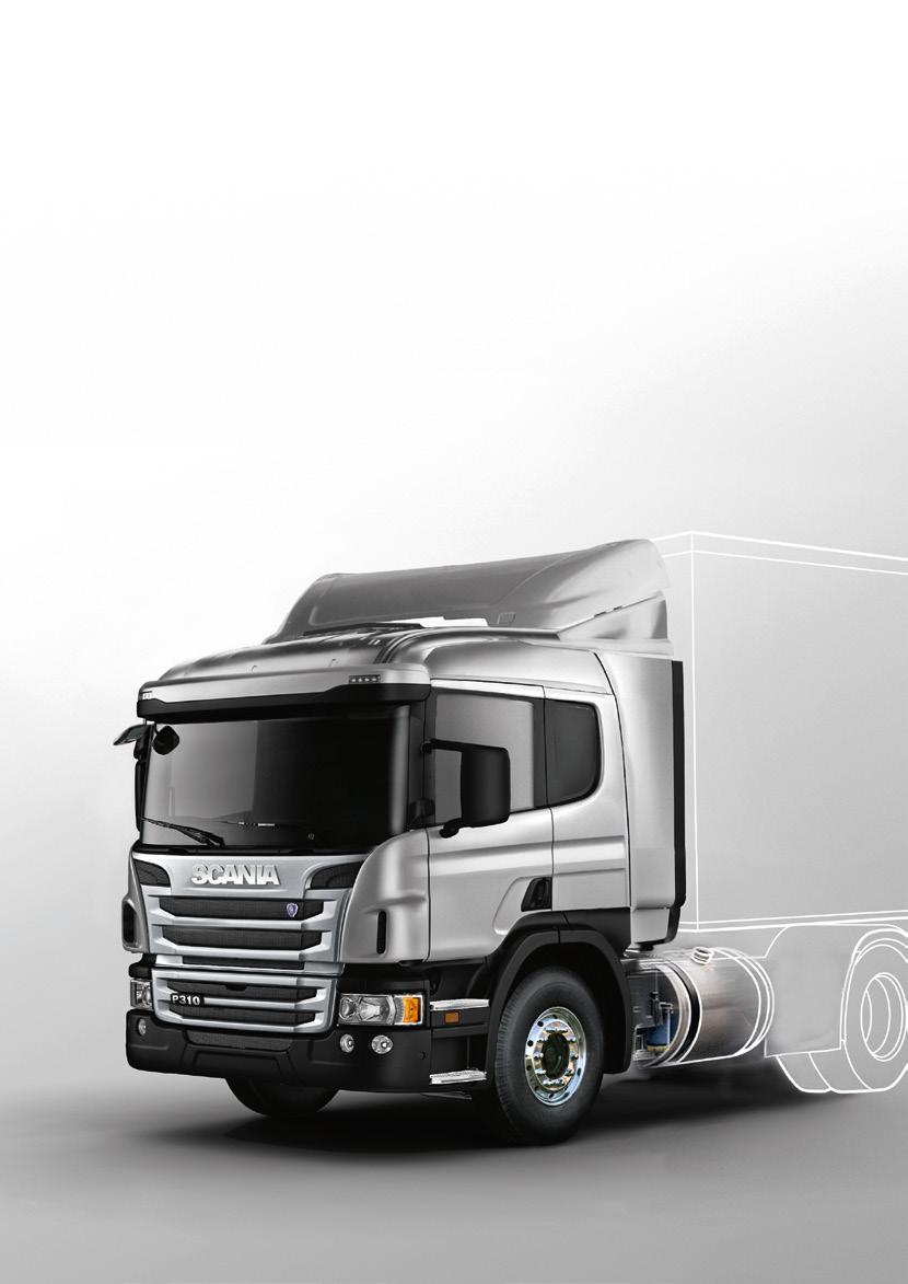 P 310 Veículo rodoviário para operação em rotas de longas distâncias. A Scania fabrica caminhões que constroem e alavancam negócios.
