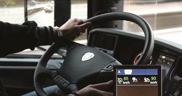 Scania Ecocruise Piloto automático inteligente que, em combinação com o