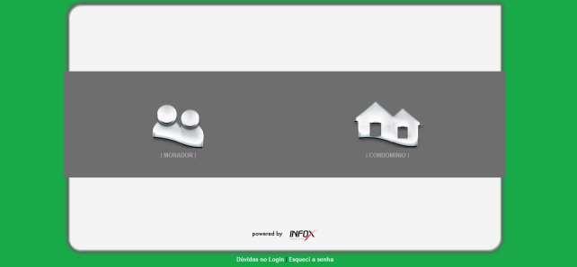 1. Introdução ao Portal Web O Portal Foxwin-Acesso, está dividido em dois tipos, sendo: Condomínio e Morador.
