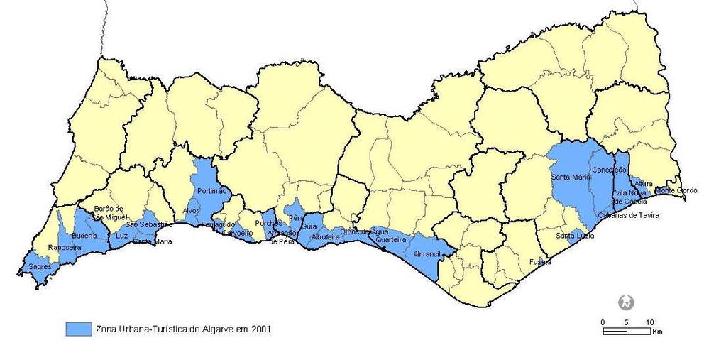 9 - População, Povoamento e Habitação Povoamento A Zona Urbano-Turística do Algarve O sistema urbano tradicional A construção dispersa e urbana