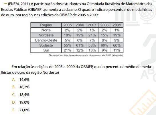 H28 Resolver situação-problema que envolva conhecimentos de estatística e probabilidade.