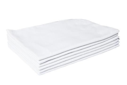 geral, composição: 100% algodão, borda: com bainha (costura reforçada), medida: 40x60cm, cor: branca,
