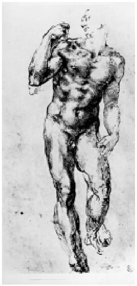 iba Nakht, século XIV a.c. Representação plana que destaca o contorno da figura humana.