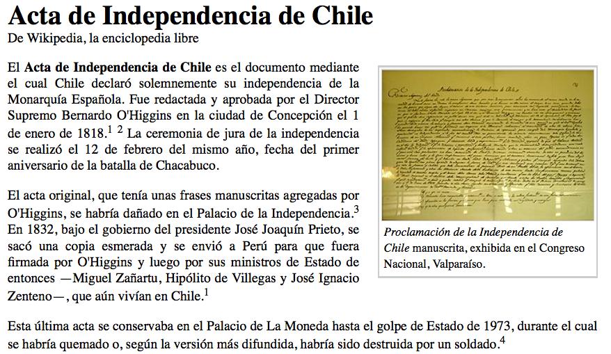 Chile: aspectos do processo de formação do