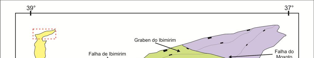 24 Figura 5: Arcabouço estrutural da Bacia de Jatobá ilustrando as falhas, horsts e grabens (modificado de Magnavita, 1992).