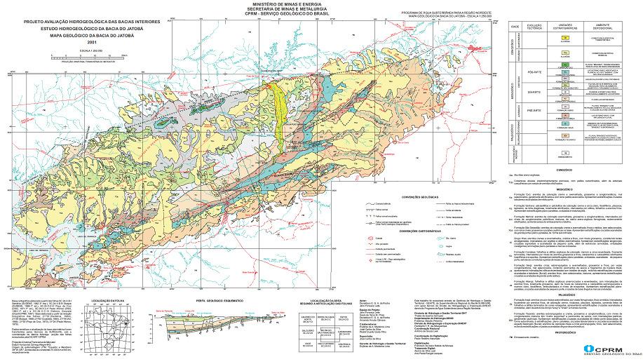 Figura 6: Mapa geológico da